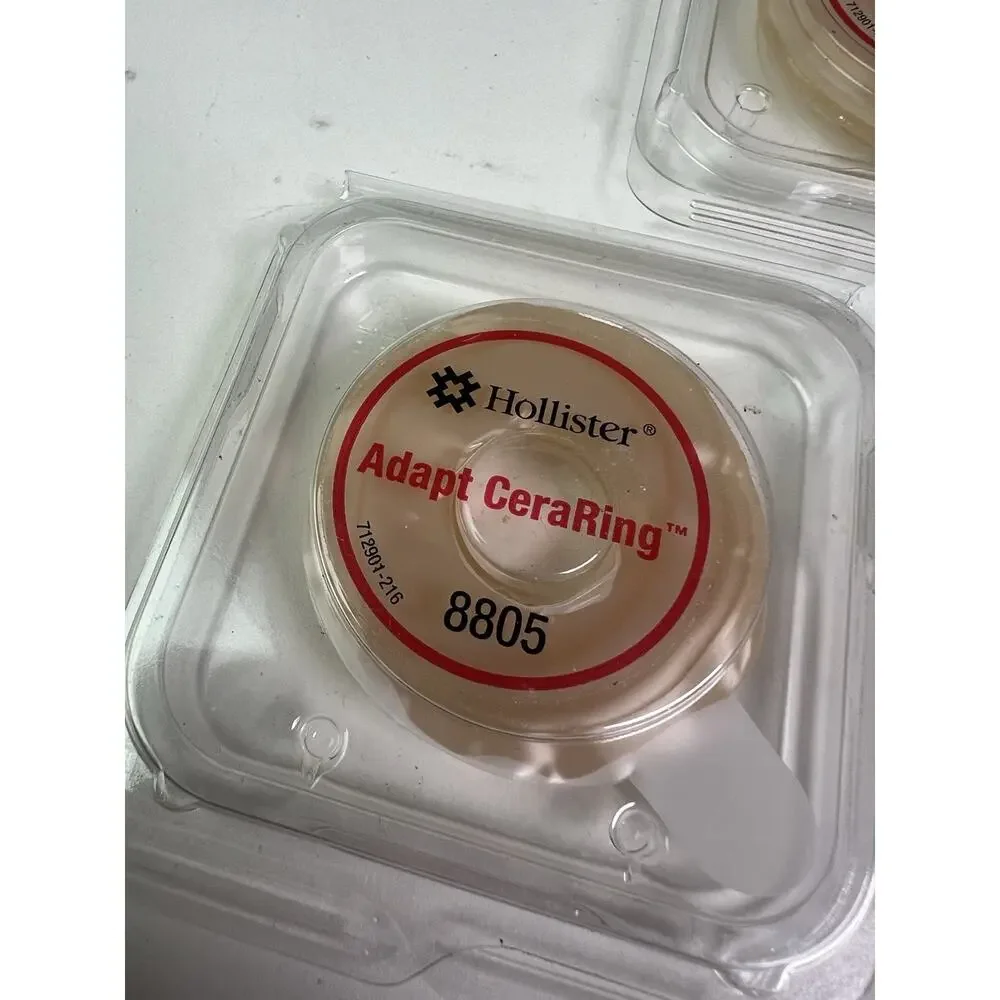 3x Hollister 8805 Adapt CeraRing Ostomy Barrier Ring 2”